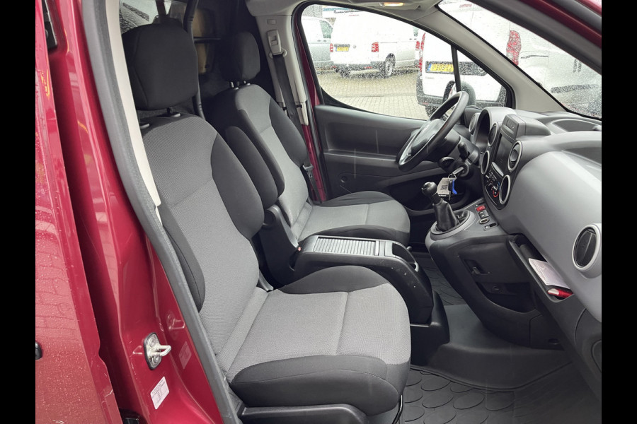 Citroën Berlingo 1.6 BlueHDI 75 Comfort / vaste prijs rijklaar € 7950 ex btw / lease vanaf € 146 / euro 6 diesel / airco / cruise / navi / dakrails / bordeaux rood metallic