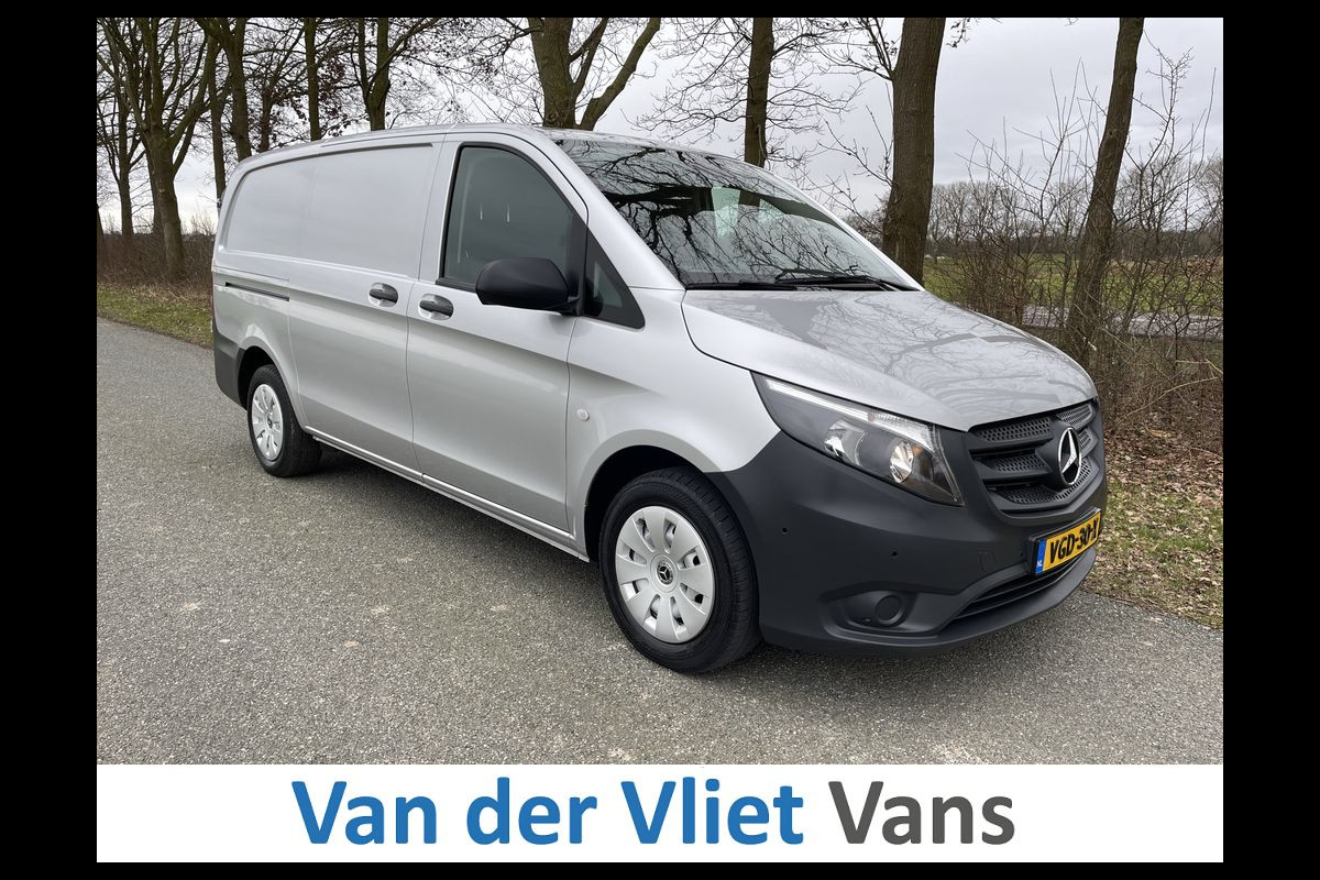 Mercedes-Benz Vito 114 CDI E6 Automaat Lang BPM Vrij! Lease €429p/m, Airco, Navi+Camera, PDC V+A, Aluca inrichting, 2 schuifdeuren, Onderhoudshistorie aanwezig