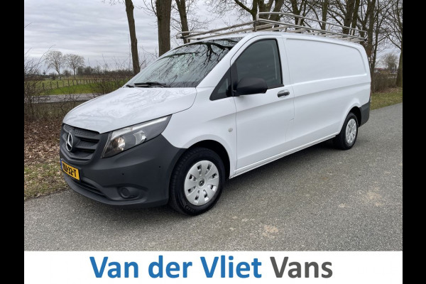 Mercedes-Benz Vito 116 CDI 164pk E6 Extra Lang BPM Vrij! Lease €352 p/m, Airco, Navi+Camera, Trekhaak, PDC, Imperiaal, Onderhoudshistorie aanwezig