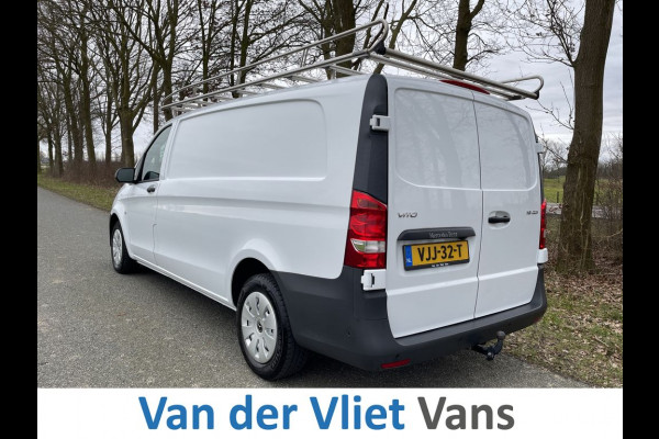 Mercedes-Benz Vito 116 CDI 164pk E6 Extra Lang BPM Vrij! Lease €352 p/m, Airco, Navi+Camera, Trekhaak, PDC, Imperiaal, Onderhoudshistorie aanwezig