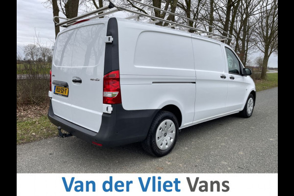 Mercedes-Benz Vito 116 CDI 164pk E6 Extra Lang BPM Vrij! Lease €352 p/m, Airco, Navi+Camera, Trekhaak, PDC, Imperiaal, Onderhoudshistorie aanwezig