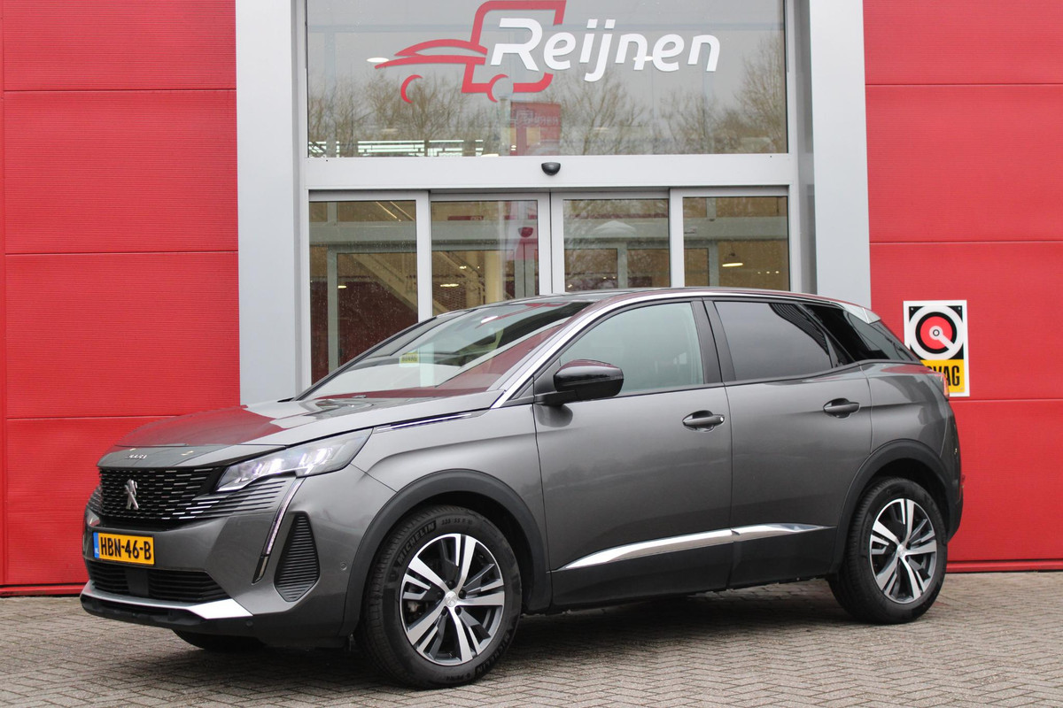 Peugeot 3008 1.2 130PK ALLURE PACK BUSINESS | NAVIGATIE | APPLE CARPLAY/ANDROID AUTO | ADAPTIVE CRUISE CONTROL | KEYLESS ENTRY/START | DODEHOEK DETECTIE | ACHTERUITRIJ CAMERA | PARKEER SENSOREN VOOR EN ACHTER | DAB+ RADIO | CLIMATE CONTROL | STOEL VERWARMING |