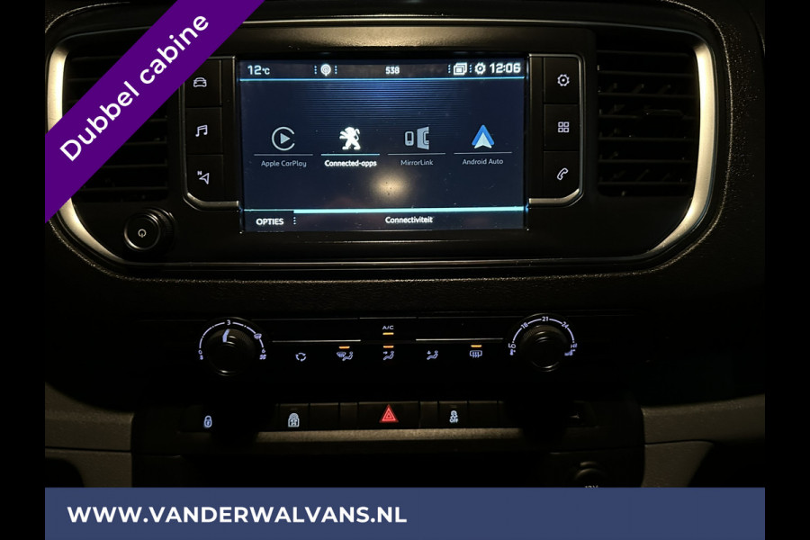 Peugeot Expert 2.0 BlueHDI 123pk Dubbele Cabine L3H1 Euro6 Airco | 6-Zits | Navigatie | Camera Apple Carplay, Android Auto, Cruisecontrol, 2500kg Trekhaak, Sidebars, Parkeersensoren