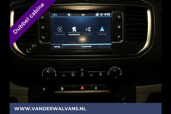 Peugeot Expert 2.0 BlueHDI 123pk Dubbele Cabine L3H1 Euro6 Airco | 6-Zits | Navigatie | Camera Apple Carplay, Android Auto, Cruisecontrol, 2500kg Trekhaak, Sidebars, Parkeersensoren