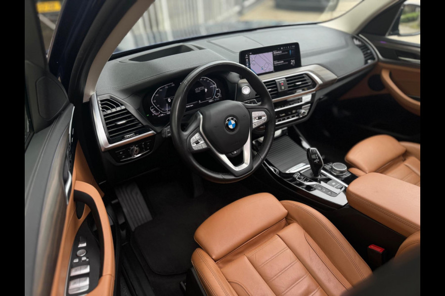BMW X3 INC BTW! eDrive Panorama Adaptive cruise Digitaldash 360 cam Plug-in Hyb Sfeerverlichting Nieuwstaat Voloptie Stuurverwarm
