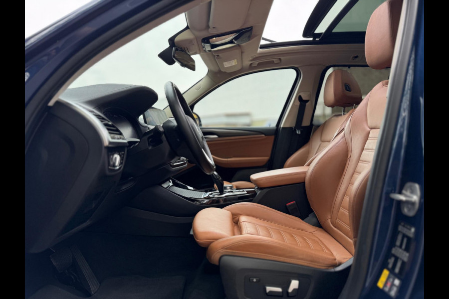 BMW X3 INC BTW! eDrive Panorama Adaptive cruise Digitaldash 360 cam Plug-in Hyb Sfeerverlichting Nieuwstaat Voloptie Stuurverwarm