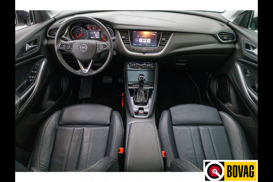 Opel Grandland X 1.2 Turbo 130 PK Business Executive | Leer | Panoramadak,| Stoelverwarming | Apple carplay, Elec klep, Elec. stoelen met geheugen, Stoelverw, Stoelkoeling