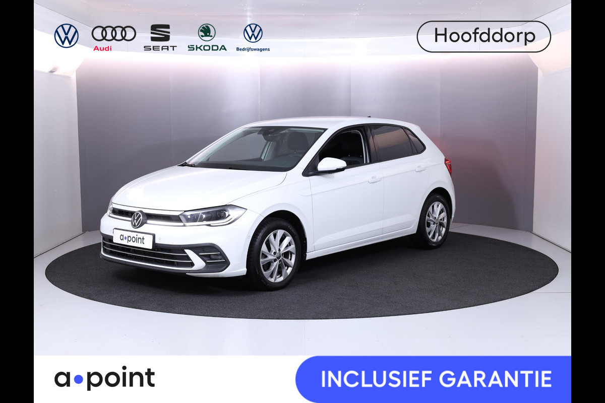 Volkswagen Polo 1.0 TSI Style 110 pk Automaat (DSG) | Navigatie via App | Parkeersensoren (Park assist) | Adaptieve cruise control | Autom. airco | Stoelverwarming | Matrix LED koplampen |