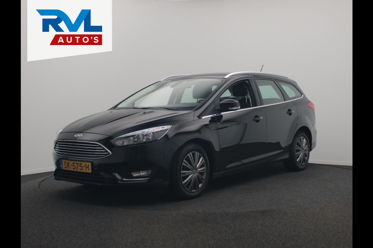 Ford FOCUS Wagon 1.5 TDCI Titanium Navigatie Climate-control Cruise * Origineel Nederlands *