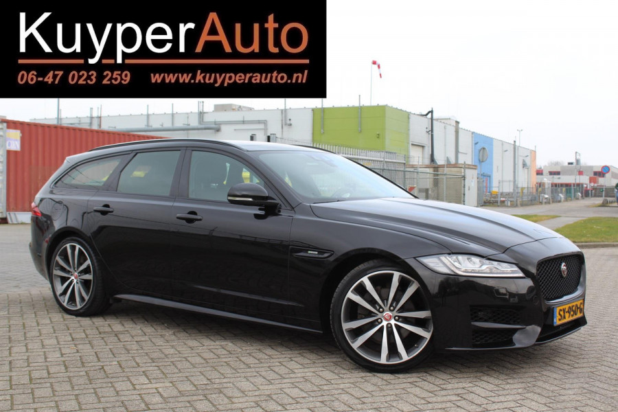 Jaguar XF Sportbrake 2.0d Portfolio automaat 180 PK leder camera pano dealer onderhouden