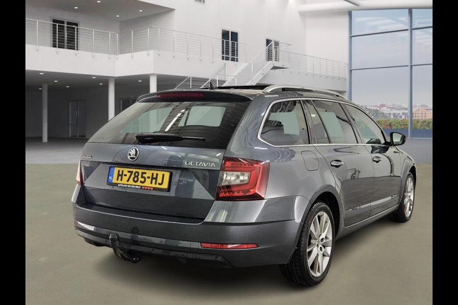 Škoda Octavia Combi 1.5 TSI Au7 Leer Panodak Trekhaak Stoelverw. Carplay 1Eig Greentech Business Edition Plus