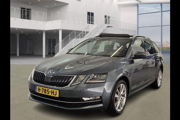 Škoda Octavia Combi 1.5 TSI Au7 Leer Panodak Trekhaak Stoelverw. Carplay 1Eig Greentech Business Edition Plus