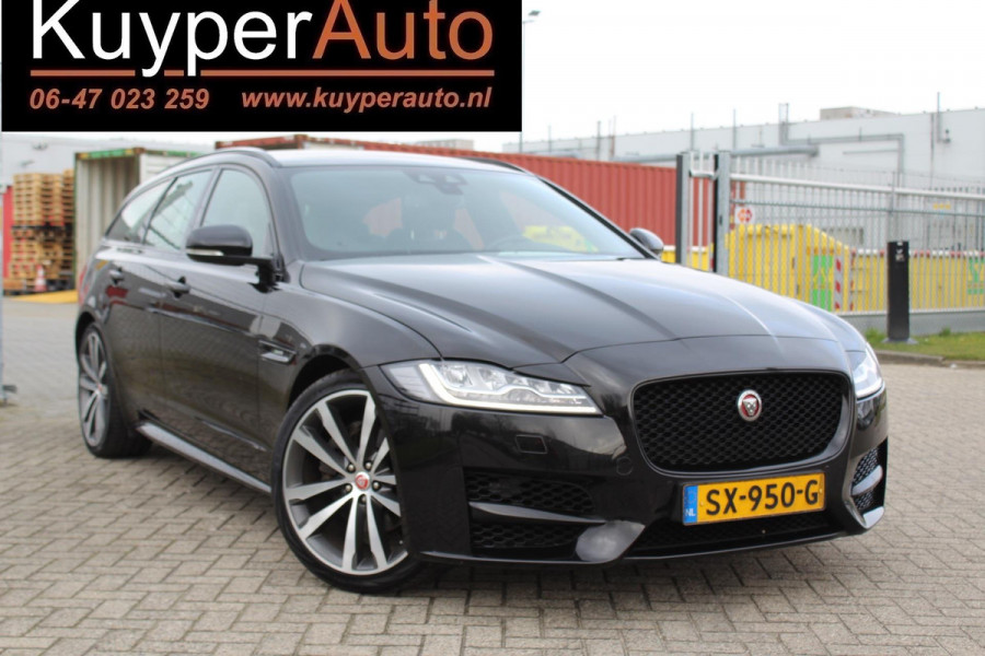 Jaguar XF Sportbrake 2.0d Portfolio automaat 180 PK leder camera pano dealer onderhouden