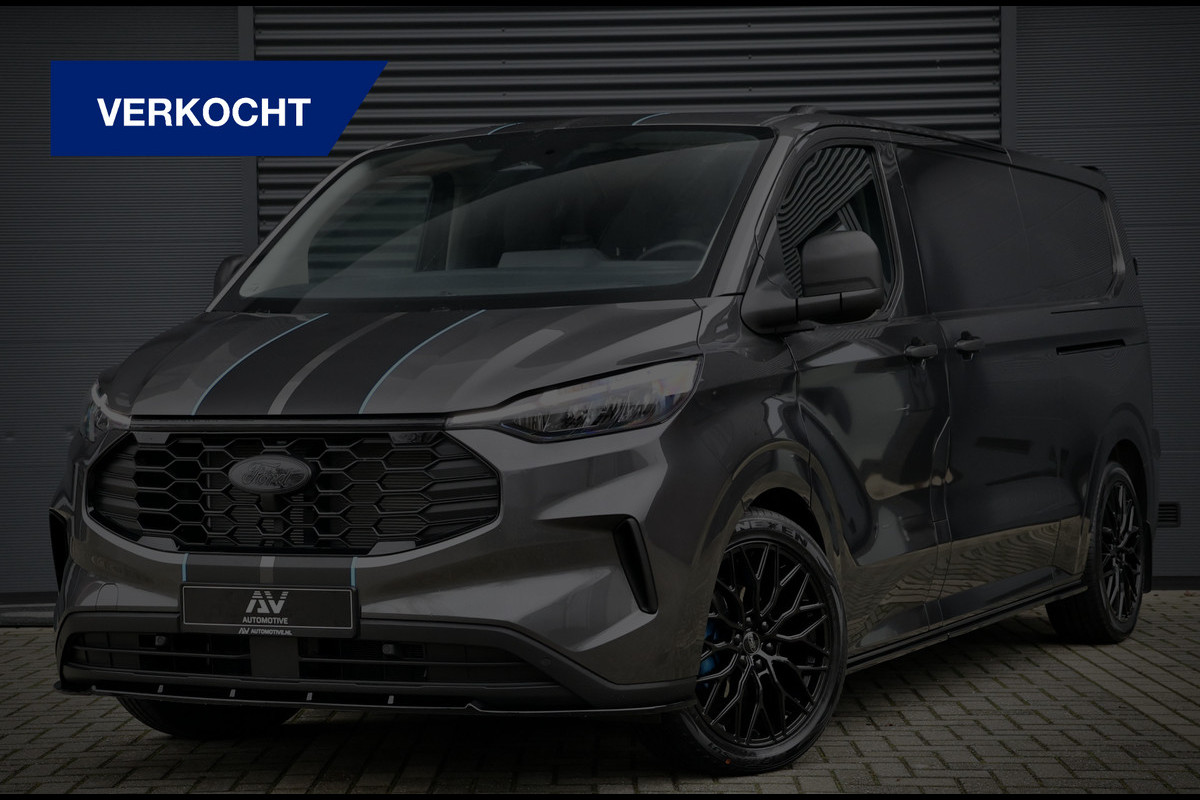 Ford Transit Custom 320 2.0 TDCI 170PK L2H1 AUT Raptor Edition | BPM VRIJ | ACC | Blind Spot | Camera | CarPlay | Lane Assist | L+R Schuifdeur | Nav | 3-Zitter | Verlengde fabrieksgarantie tot 09-2029