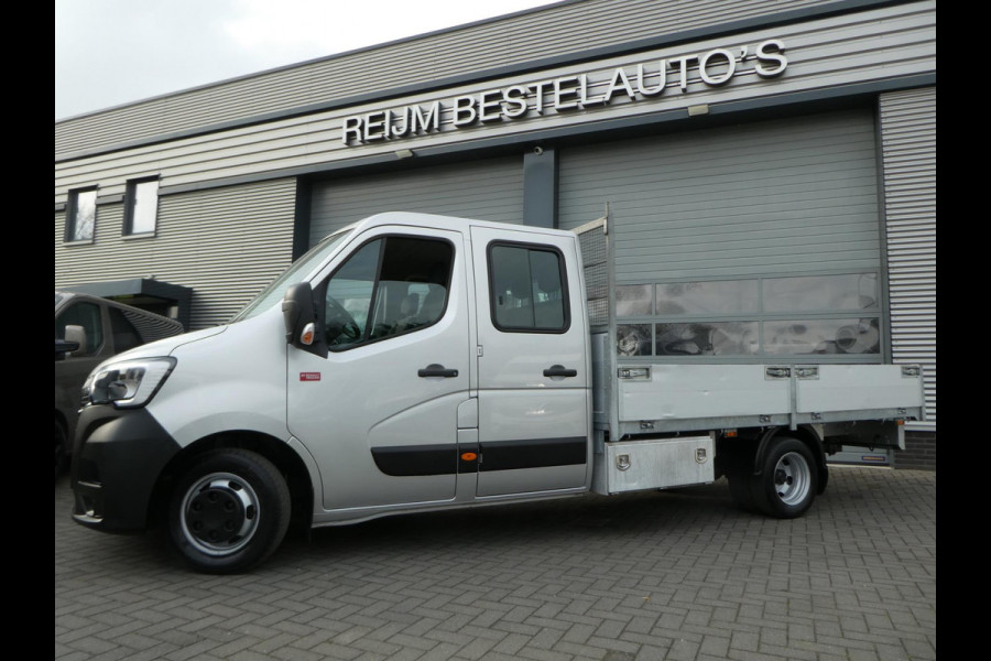 Renault Master T35 163pk, L3 Open Laadbak, DC, Dubbel Cabine,