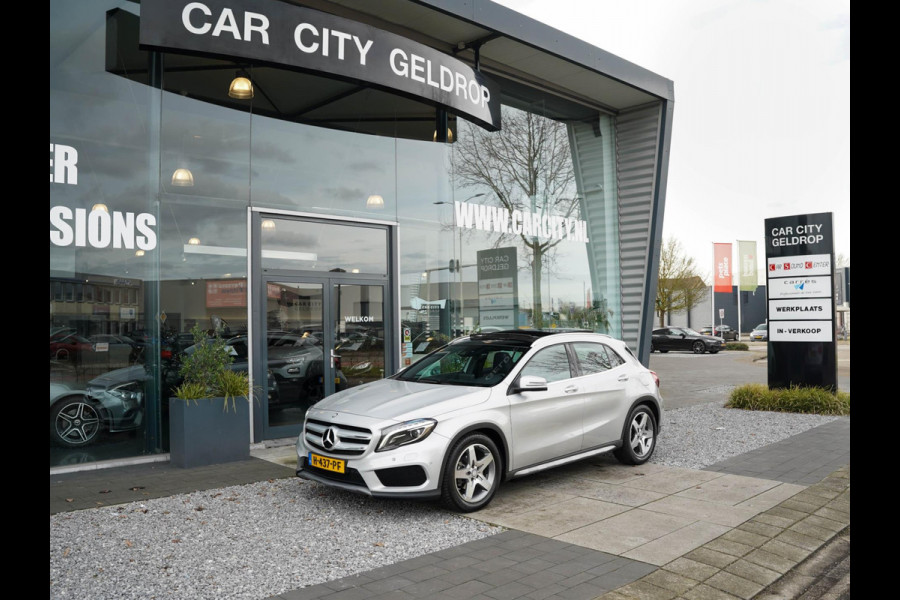 Mercedes-Benz GLA 200 AMG Line / Pano / Stoelverwarming / Sensoren / Elek. Klep / Trekhaak / Dodehoek