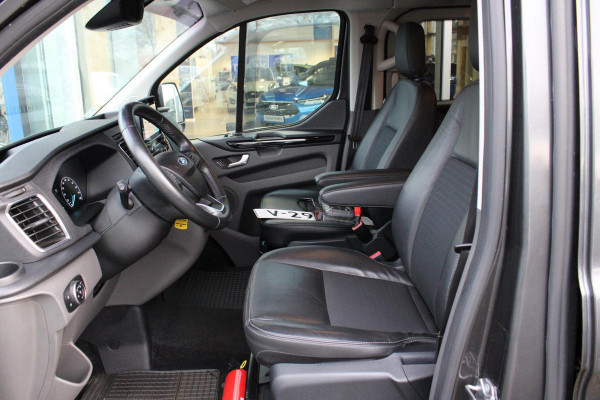 Ford Transit Custom 310 2.0 TDCI L1H1 Sport DC | BTW en BPM vrij (Marge) | 170pk Automaat | Dubbele cabine |  Navigatie | 2x Schuifdeur | Trekhaak | Bijrijdersstoel | Camera |