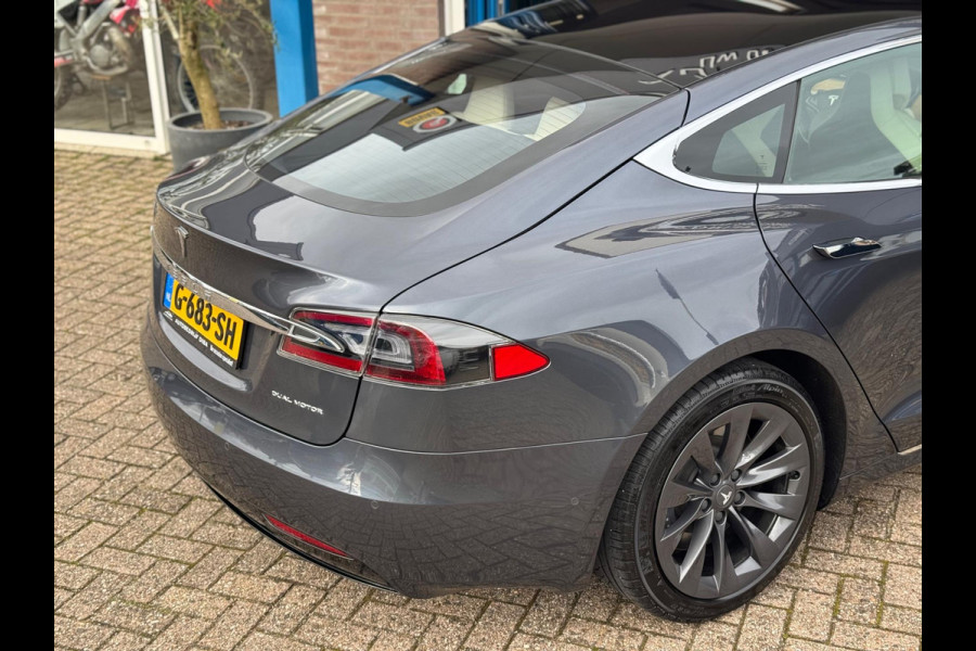 Tesla Model S Long Range 2019 GRIJS `NAVI NAP BTW 1e Eig!