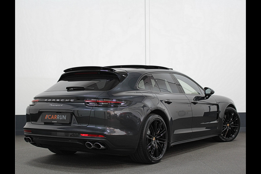 Porsche Panamera Sport Turismo 3.0 4 | Massage | ACC | Stoelventilatie | Pano | Sport-Chrono | Keyless-Go | PDLS+ | Leder | Sfeerverlichting | BOSE | 21'' | Memory | Comfortstoelen | Dodehoek | Lane Assist |