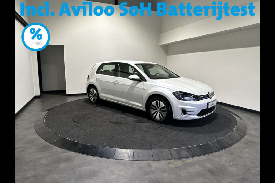 Volkswagen e-Golf | Clima | Lederen bekleding | Achteruitrijcamera |  SoH (batterijcheck) 89,7% score!