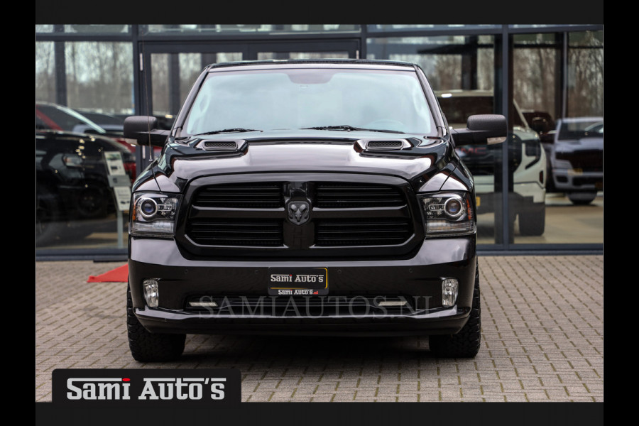 Dodge Ram 1500 SPORT BLACK OPS | LUCHTVERING | CRUISE | CAMERA | LPG PRINS | 5.7 V8 4X4 | CREWCAB | LEDER | 3500KG | DUBBELE CABINE |