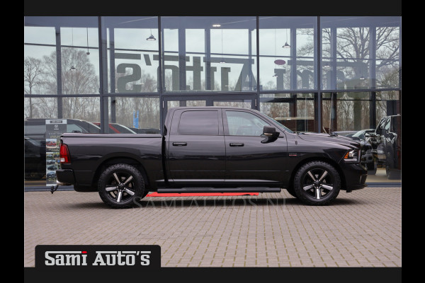 Dodge Ram 1500 SPORT BLACK OPS | LUCHTVERING | CRUISE | CAMERA | LPG PRINS | 5.7 V8 4X4 | CREWCAB | LEDER | 3500KG | DUBBELE CABINE |