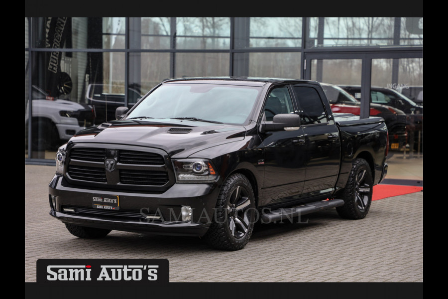 Dodge Ram 1500 SPORT BLACK OPS | LUCHTVERING | CRUISE | CAMERA | LPG PRINS | 5.7 V8 4X4 | CREWCAB | LEDER | 3500KG | DUBBELE CABINE |