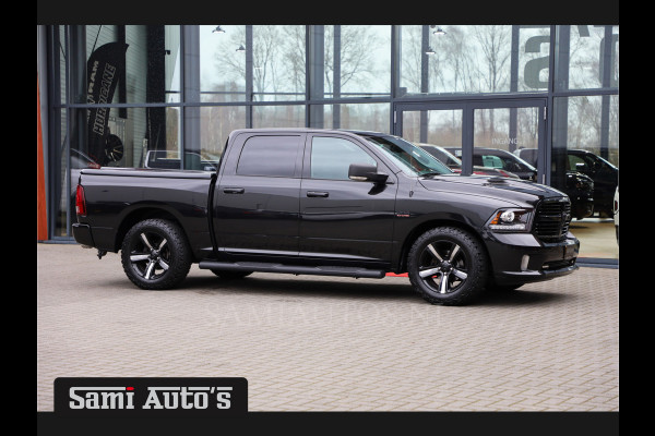 Dodge Ram 1500 SPORT BLACK OPS | LUCHTVERING | CRUISE | CAMERA | LPG PRINS | 5.7 V8 4X4 | CREWCAB | LEDER | 3500KG | DUBBELE CABINE |