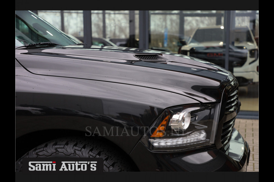 Dodge Ram 1500 SPORT BLACK OPS | LUCHTVERING | CRUISE | CAMERA | LPG PRINS | 5.7 V8 4X4 | CREWCAB | LEDER | 3500KG | DUBBELE CABINE |