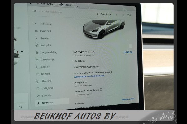 Tesla Model 3 Long Range RWD 75 kWh Autopilot 3 Leer Pano