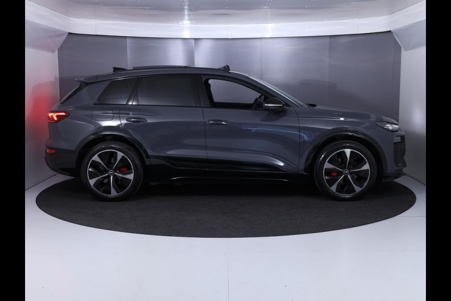 Audi Q6 e-tron First Edition 100 kWh 388 pk | Private lease vanaf € 1749,- pm | Verlengde garantie | Navigatie | Panoramadak | Luchtvering | Bang & Olufsen Audio | 21" Lichtmetalen velgen |