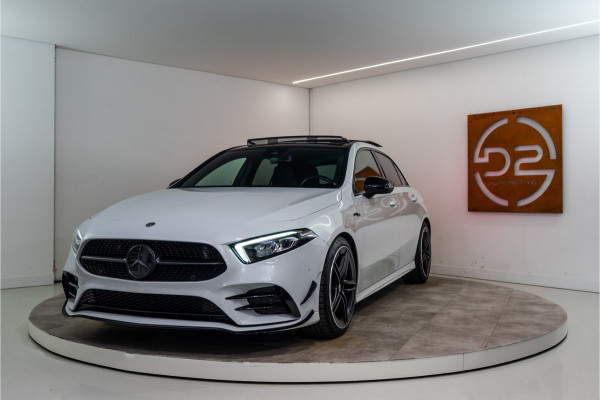 Mercedes-Benz A-Klasse A 180 AMG 136PK | A45S Pakket | Sterrenhemel | Pano | Sfeer | 12 MND Garantie GERESERVEERD