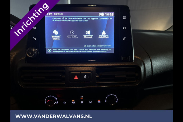 Peugeot Partner 1.5 BlueHDI 102pk L1H1 inrichting Euro6 Airco | Apple Carplay | Android Auto | Trekhaak | Cruisecontrol Parkeersensoren