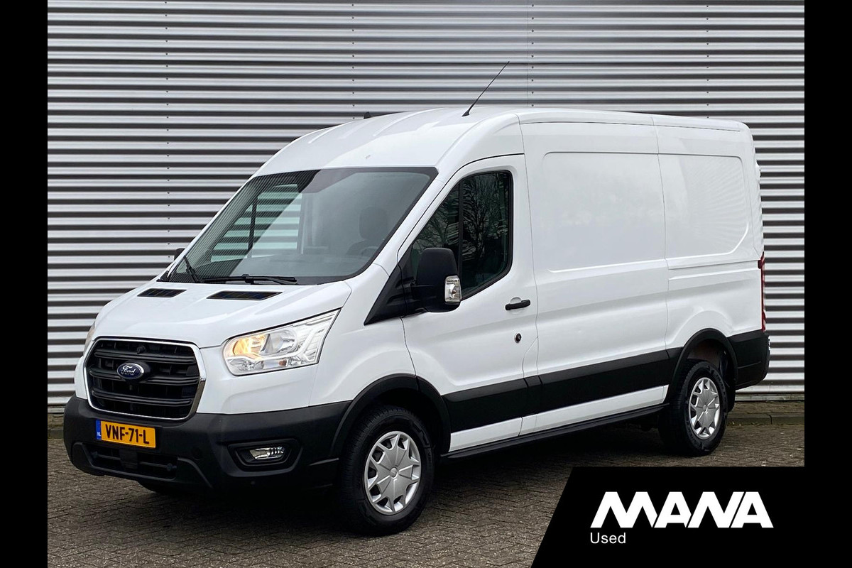 Ford Transit 330 2.0 TDCI 130PK L2H2 Airco Sensoren Stoelverwarming Navi Cruise Multifunctioneel stuurwiel