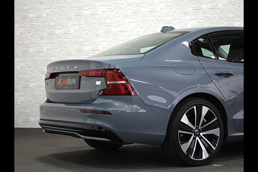 Volvo S60 350pk T6 AWD Long Range! | Plus Dark | Sportstoelen | Pilot-Assist | ACC | Memory | Leder | Trekhaak | Keyless-Entry | Thunder-Grey | Stoelverwarming V+A | Stuurverwarming | Full-LED | Carplay | Origineel NL | 19'' |