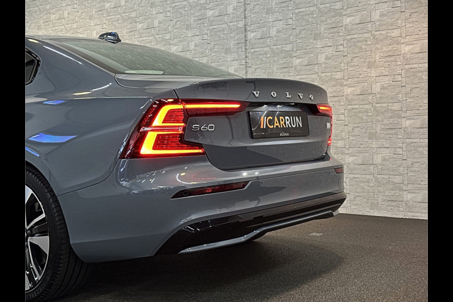 Volvo S60 350pk T6 AWD Long Range! | Plus Dark | Sportstoelen | Pilot-Assist | ACC | Memory | Leder | Trekhaak | Keyless-Entry | Thunder-Grey | Stoelverwarming V+A | Stuurverwarming | Full-LED | Carplay | Origineel NL | 19'' |