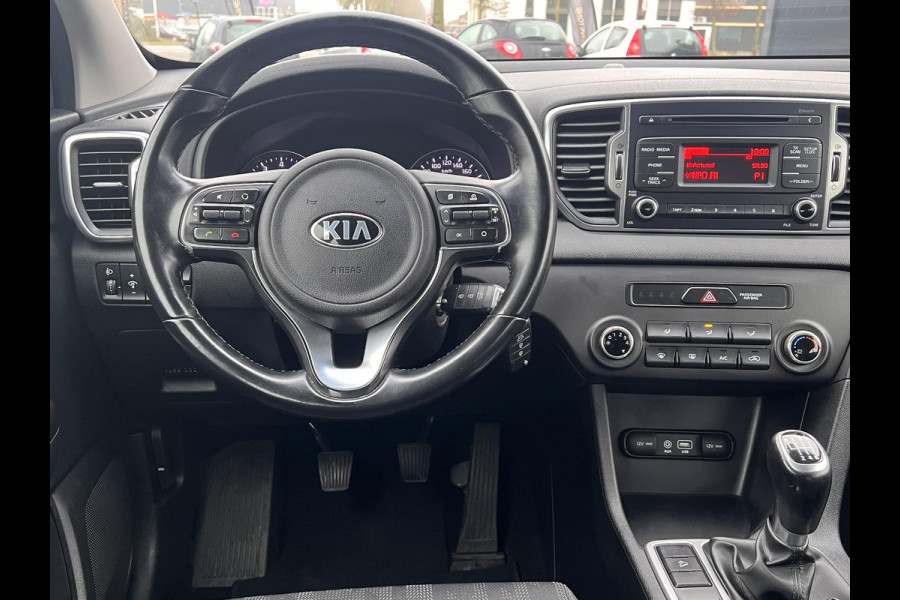 Kia Sportage 1.6 GDI ComfortLine 1e Eigenaar,Airco,PDC,Bluetooth,Cruise,Trekhaak,132pk,Elek,ramen,Nieuwe Apk bij Aflevering