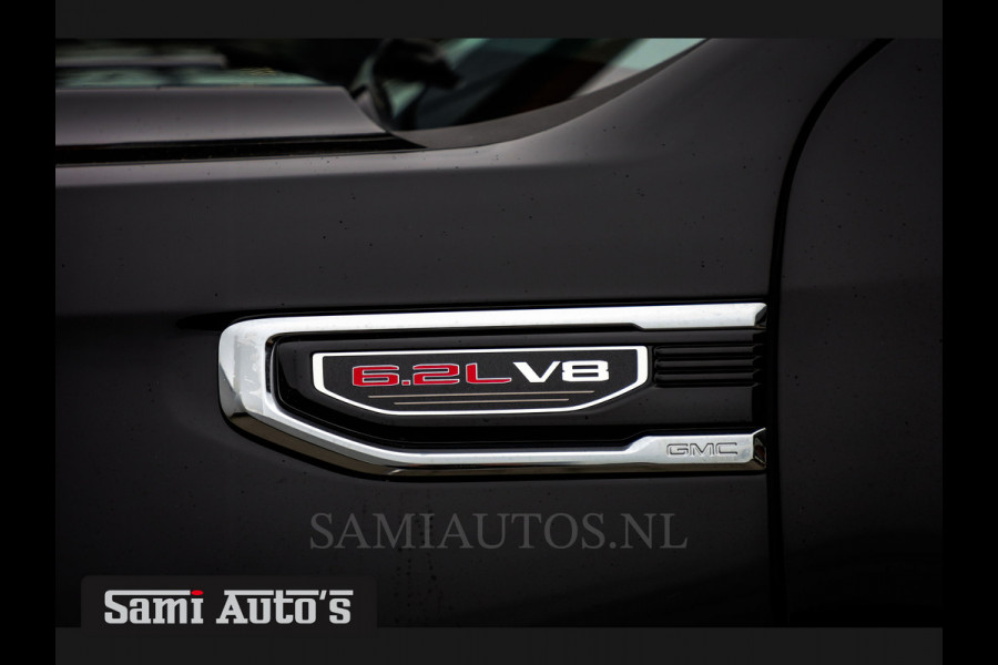 GMC Sierra Denali 6.2 V8 426PK | BPM VRIJ | BLACK LEDER | HUD | FULL OPTION | HEAD-UP | LANE ASSIST | 360 CAMERA | VIRTUAL COCKPIT | DUBBELE CABINE | 5 PERSOONS | PICK UP | Voorraad Nr 418902