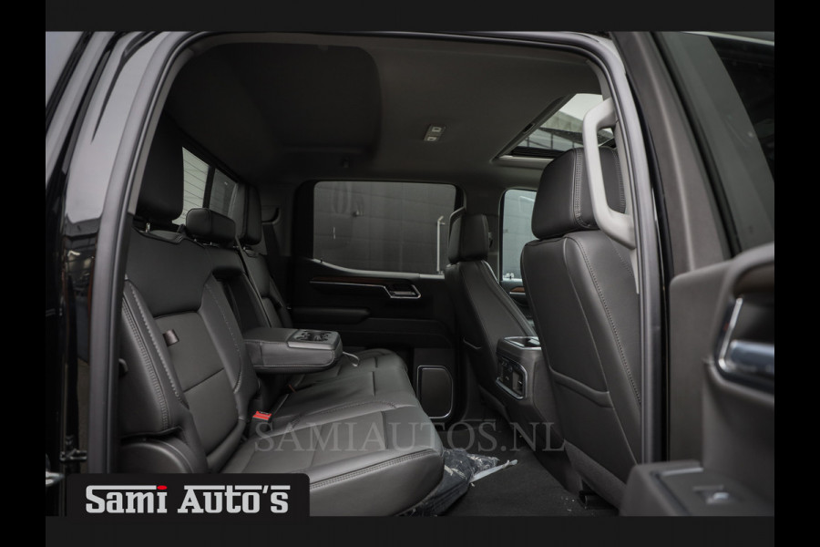 GMC Sierra Denali 6.2 V8 426PK | BPM VRIJ | BLACK LEDER | HUD | FULL OPTION | HEAD-UP | LANE ASSIST | 360 CAMERA | VIRTUAL COCKPIT | DUBBELE CABINE | 5 PERSOONS | PICK UP | Voorraad Nr 418902