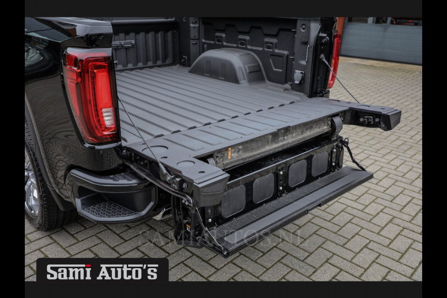 GMC Sierra Denali 6.2 V8 426PK | BPM VRIJ | BLACK LEDER | HUD | FULL OPTION | HEAD-UP | LANE ASSIST | 360 CAMERA | VIRTUAL COCKPIT | DUBBELE CABINE | 5 PERSOONS | PICK UP | Voorraad Nr 418902