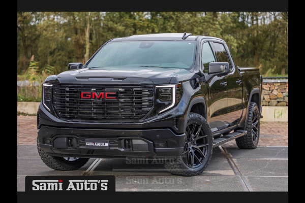 GMC Sierra Denali 6.2 V8 | VIRTUAL COCKPIT | OPEN DAK | HEAD-UP | LANE ASSIST | 360 CAMERA | BLACK LEDER | MIRROR CAM DUBBELE CABINE | 5 PERSOONS |  GARANTIE | DC | Pick up VOORRAAD NR 431569