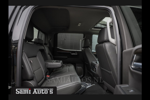 GMC Sierra Denali 6.2 V8 | VIRTUAL COCKPIT | OPEN DAK | HEAD-UP | LANE ASSIST | 360 CAMERA | BLACK LEDER | MIRROR CAM DUBBELE CABINE | 5 PERSOONS |  GARANTIE | DC | Pick up VOORRAAD NR 431569