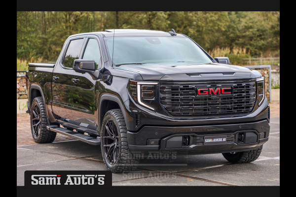 GMC Sierra Denali 6.2 V8 426PK | VIRTUAL COCKPIT | HEAD-UP | LANE ASSIST | 360 CAMERA | BLACK LEDER | DUBBELE CABINE | 5 PERSOONS |  GARANTIE | DC | Pick up VOORRAAD NR 433388