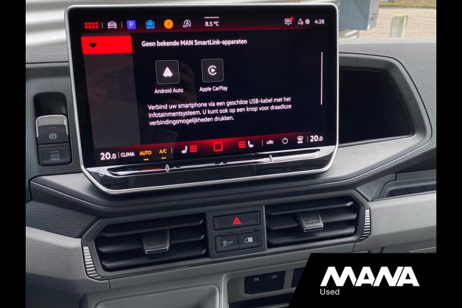 MAN TGE 35 2.0 3.180 180PK Automaat L3H3 Navi Sensoren Climatronic LED ACC Leder/Verwarmde-Stuur/Massagestoel CarPlay Trekhaak Camera Bl