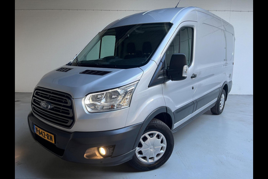 Ford Transit SERVICEWAGEN 350 2.0 TDCI 130PK EURO6 L2H2 TREND 3PERSOONS, SORTIMO INRICHTING AIRCO CAMERA METALLIC RIJKLAARPRIJS!