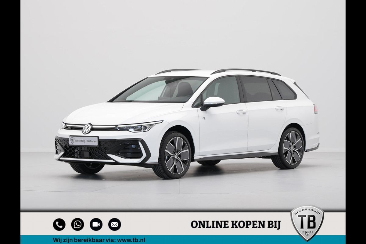 Volkswagen GOLF Variant 1.5 eTSI 116 7DSG R-Line Edition | 'App-Connect' draadloze smartphone integratie | Achterbank in ongelijke delen neerklapbaar incl. middenarmsteun en doorlaadmogelijkheid | Afstandscontrolesysteem (Front Assist)