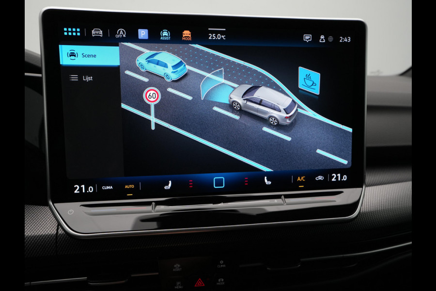 Volkswagen GOLF Variant 1.5 eTSI 116 7DSG R-Line Edition | 'App-Connect' draadloze smartphone integratie | Achterbank in ongelijke delen neerklapbaar incl. middenarmsteun en doorlaadmogelijkheid | Afstandscontrolesysteem (Front Assist)