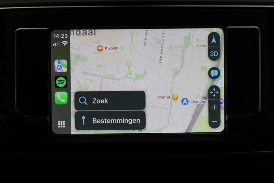 Peugeot Expert 2.0 BlueHDI 120 Automaat 3-zits, Apple CarPlay, Trekhaak, Cruise, 17"