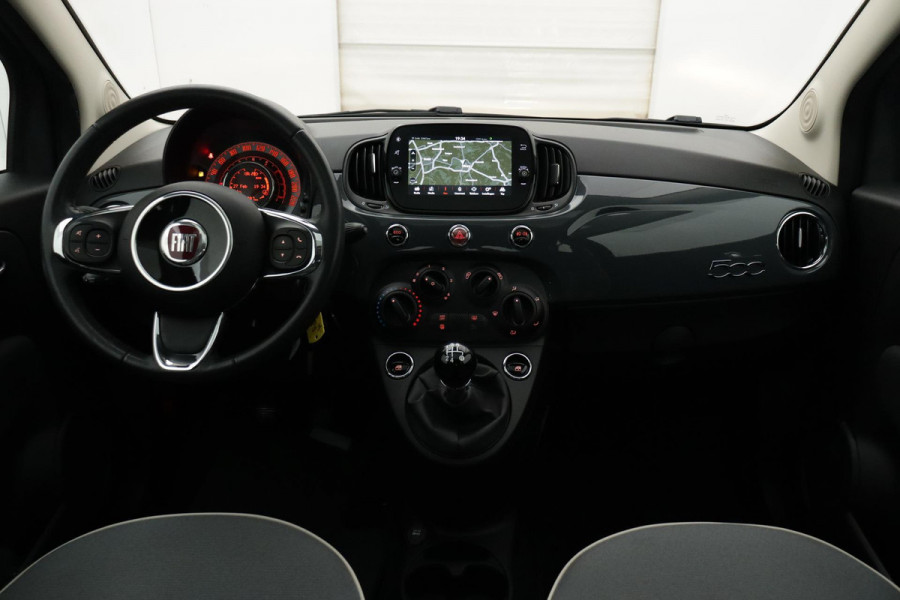 Fiat 500 0.9 TwinAir Turbo Lounge (NL-auto,1e Eig, Zeer Goed OnderH, Panorama, Navi, Airco, Cruise Con, Etc)