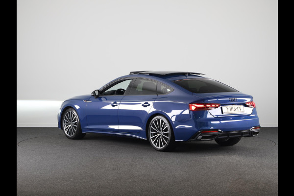 Audi A5 Sportback 35 TFSI S edition Competition 150 pk S-tronic | Private lease vanaf € 822,- pm | Panoramadak | Verlengde garantie | Navigatie | Parkeersensoren | Achteruitrijcamera | Stoelverwarming |